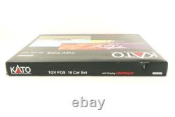KATO N-Scale K10914-1 TGV POS 10 car set with Display UNITRACK #4404 From Japan