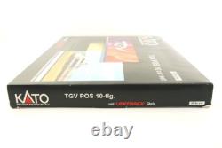 KATO N-Scale K10914-1 TGV POS 10 car set with Display UNITRACK #4404 From Japan