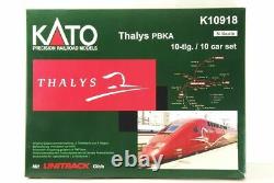 KATO N-Scale K10918 Thalys PBKA 10-tlg. / 10 car Set with Display UNITRACK RARE