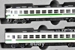 KATO N gauge 455 series Green liner Train 6 cars set JR Beauty Model Train wit