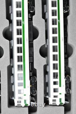 KATO N gauge 455 series Green liner Train 6 cars set JR Beauty Model Train wit