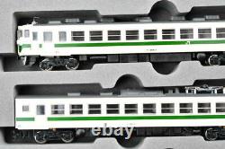 KATO N gauge 455 series green liner train 6 car set JR beauty model railroad w