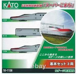 KATO N gauge E6 series Shinkansen Super Komachi basic 3-car set 10-1136 Train