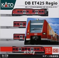 KATO N gauge ET425 electric railcar of the DB Regio 4-Car Set Train 10-1716 F/S