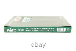 KATO N-scale 10-1219 GLACIER EXPRESS UNESCO World Heritage 7 car set Japan