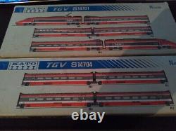 KATO N scale TGV S14701 S14704 passenger car sets made in JAPAN Rare