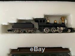 KEY 1880s Baldwin Mogul & 5 car platform train N scale IN Original BOX