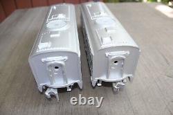 KMT Trains 2716 Burlington Diesel A-A Units ALL STEPS Great Silver JB