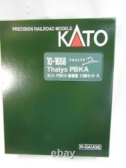 Kato 10-1658 N Scale Thalys Pbka 10 Car Set