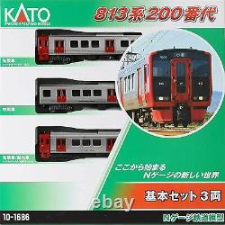 Kato 10-1686 JR 813-200 Series (Basic Set) 3Cars Set N Scale
