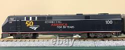 Kato N Amtrak P42 #100 Midnight Blue Train Set 50th Anniversary Logo