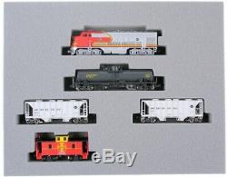 Kato New 2020 N Scale Santa Fe ATSF F7 Freight Train 5 Car Set 1066271