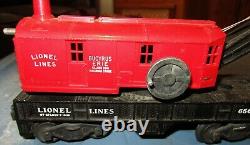 L@@k Lionel Train Set 2035 Loco Bucyrus Erie Crane & Cars Vintage Transformer