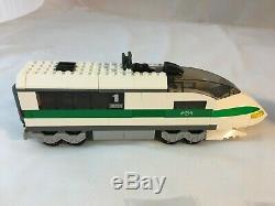 LEGO Lot 10157 10158 High Speed Train Locomotive & Train Car 100% Complete Bonus