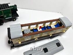 LEGO RC Train Locomotive and Passenger car ONLY from Emerald Night 10194. Rare