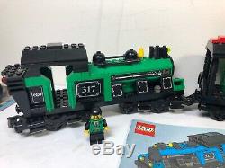 LEGO Train Set 3 Cars Locomotive(10205), Passenger Wagon(10015) Caboose (10014)