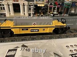 LEGO Trains Burlington Northern Santa Fe Locomotive (10133) & 10170 Flat Car