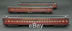 LEHIGH VALLEY CUSTOM PAINTED ALCO PA With 4 CAR PASSENGER TRAIN N SCALE LV