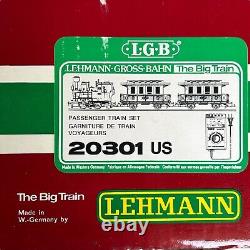 LGB 20301 US G Gauge Passenger Train Set Used Complete Ships Quickly