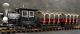 Lgb 2177d Locomotive Loco & Two 31430 Open Passenger Train Car G Scale