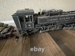 LGB Uintah Railway 51 Mallet 2-6-6-2 Custom Train Water Car Gilsonite Flats
