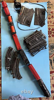 LIONEL 027 SET 12 Locomotive #2018 TRAIN & 6 Cars & Tracks WithControls