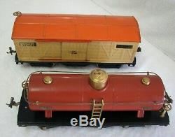 LIONEL 392E Locomotive & Tender With Original Boxes 1932, & Train Cars, Standard