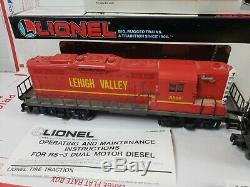 LIONEL DIESEL ENGINE # 8800, LEHIGH VALLEY 0-027 & 9288 Train Car
