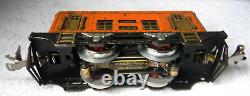 LIONEL GE-IR 60-Ton Box-Cab & 2-car Train Orange withGreen Rd# 248 Pre-War O 27