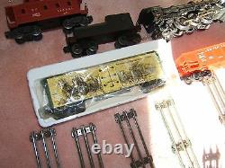 LIONEL O Gauge TRAIN EMPIRE HUGH LOT TRACK LOCOMOTIVE CARS ACCESS & POWER