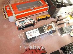 LIONEL O Gauge TRAIN EMPIRE HUGH LOT TRACK LOCOMOTIVE CARS ACCESS & POWER