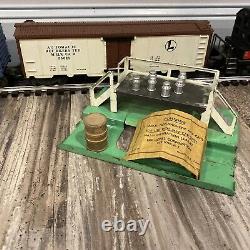 LIONEL POST WAR 601 SEABOARD NW2 SWITCHER Custom Train SET With 5 Cars -1950s