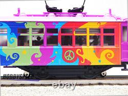 LIONEL TRIPPY TROLLEY O GAUGE street car artistic psychedelic hippy 2235030 NEW