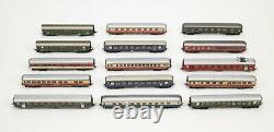 Large Vintage Marklin Toy Train Car & Locomotive Lot Santa Fe Western Rio Grand