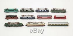 Large Vintage Marklin Toy Train Car & Locomotive Lot Santa Fe Western Rio Grand