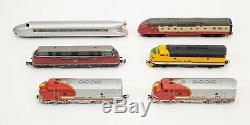 Large Vintage Marklin Toy Train Car & Locomotive Lot Santa Fe Western Rio Grand