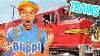 Learn About Big Colorful Trains With Blippi Vehicles For Children Educational Videos For Kids