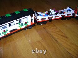 Lego 10173 Holiday Train Locomotive Passenger Luggage Tree Caboose Cars