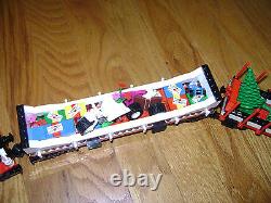 Lego 10173 Holiday Train Locomotive Passenger Luggage Tree Caboose Cars