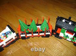 Lego 10173 Holiday Train Locomotive Passenger Luggage Tree Caboose Cars