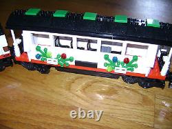 Lego 10173 Holiday Train Locomotive Passenger Luggage Tree Caboose Cars