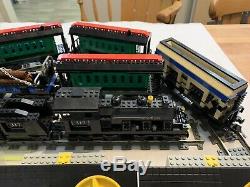 Lego 9V My Own Train Set 4535 Express Deluxe PLUS EXTRAS 7 cars plus locomotive