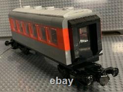 Lego Custom WW2 German BR41 Locomotive WithTroop Carrier, and V2 car, Black Ver