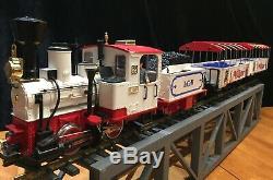 Lgb Circus Passenger Train! Locomotive 2020 Tender 2217/6 & (2) 3125 Open Cars