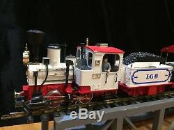 Lgb Circus Passenger Train! Locomotive 2020 Tender 2217/6 & (2) 3125 Open Cars