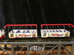 Lgb Circus Passenger Train! Locomotive 2020 Tender 2217/6 & (2) 3125 Open Cars