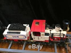 Lgb Circus Passenger Train! Locomotive 2020 Tender 2217/6 & (2) 3125 Open Cars