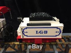 Lgb Circus Passenger Train! Locomotive 2020 Tender 2217/6 & (2) 3125 Open Cars