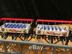 Lgb Circus Passenger Train! Locomotive 2020 Tender 2217/6 & (2) 3125 Open Cars