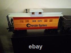 Life Like Collectible 8 Car Toy Train Set Cheesie System With Locomotive